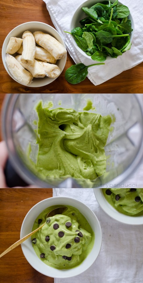 Green 2 Ingredient Ice Cream by Mary Banducci for Sweet Roots